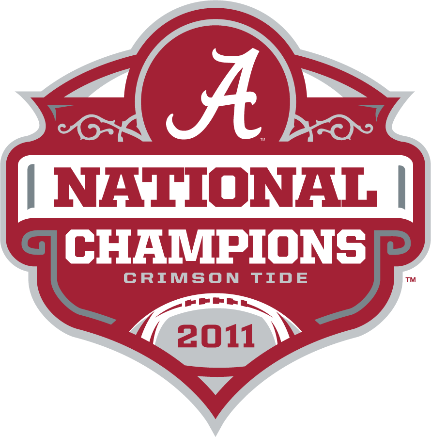 Alabama Crimson Tide 2011 Champion Logo iron on transfers for T-shirts